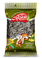 Sunflower Seeds packaged in green Senobar branded bag with cartoon squirrel mascot